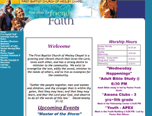 Tablet Screenshot of fbcwesleychapel.org